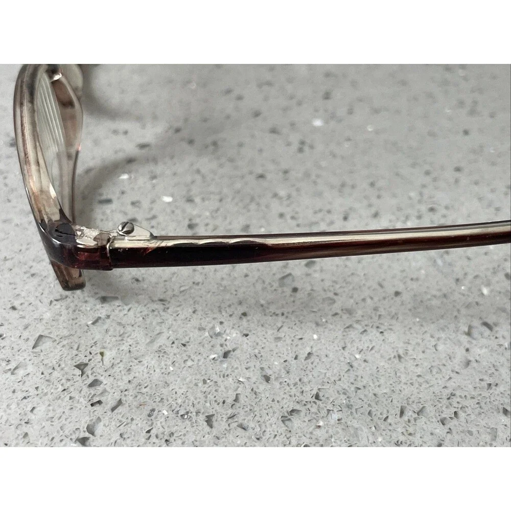 ZIMCO EYEGLASSES FRAMES ONLY BROWN / CRYSTAL S317 FULL RIM BRN/CRYST